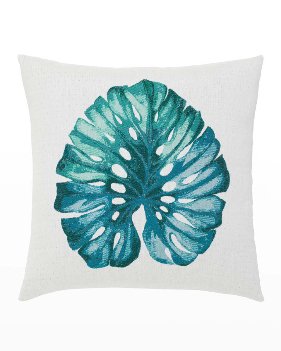 Leaf Lagoon Pillow, 22"Sq.